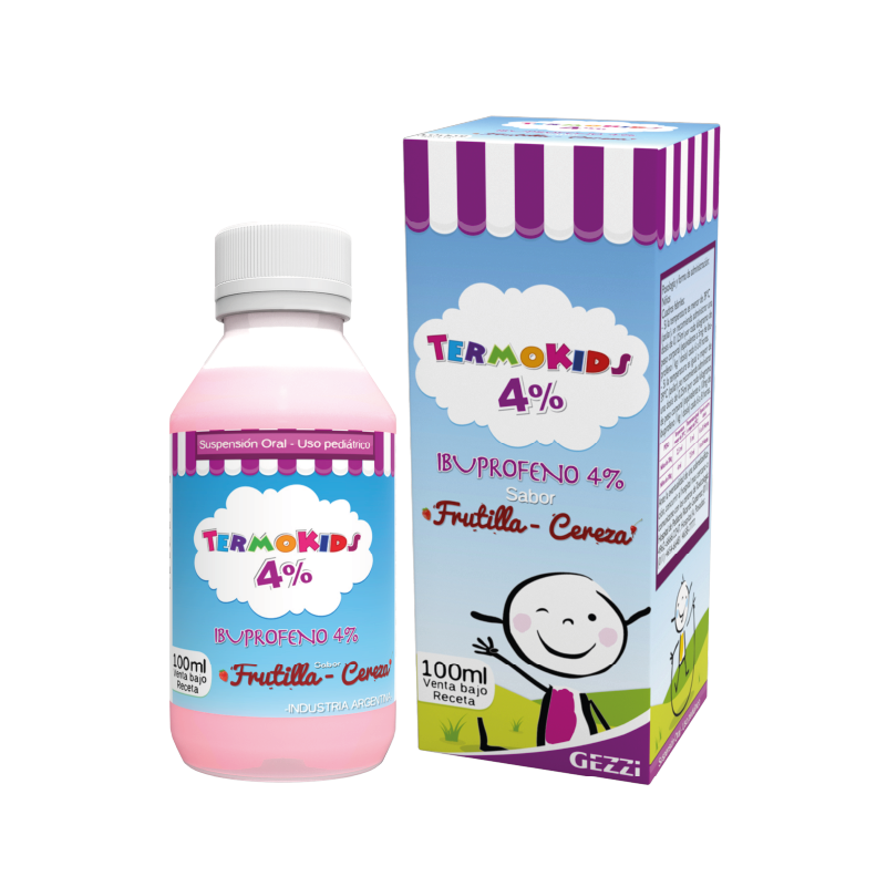 TERMOKIDDS 4% IBUPROFENO X90ML