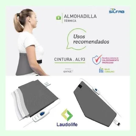 ALMOHADILLA ELECTRICA LUMBAR CORONET T:40X30 CM.